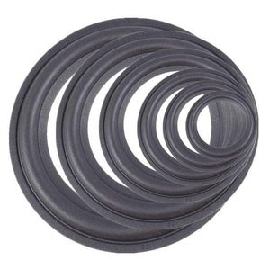 Planet Gates 2 PCS 4/5/6.5/8/10/12" Elastic Rubber Ring Speaker Surround Repair Foam Woofer Edge