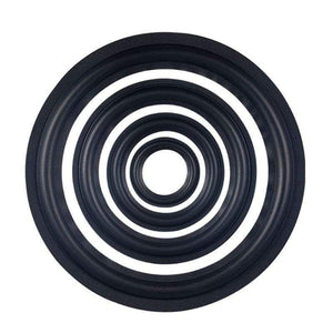 Planet Gates 2 PCS 4/5/6.5/8/10/12" Elastic Rubber Ring Speaker Surround Repair Foam Woofer Edge