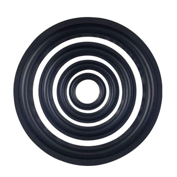 Planet Gates 2 PCS 4/5/6.5/8/10/12" Elastic Rubber Ring Speaker Surround Repair Foam Woofer Edge
