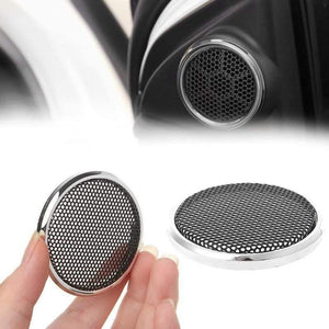 2 Pcs 50mm Speaker Steel Mesh Round Grill Protective Cover Decorative Circle