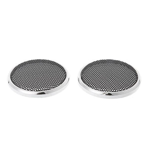 2 Pcs 50mm Speaker Steel Mesh Round Grill Protective Cover Decorative Circle