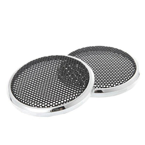 2 Pcs 50mm Speaker Steel Mesh Round Grill Protective Cover Decorative Circle