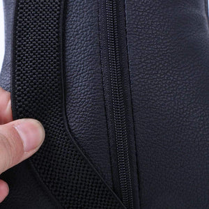 Planet Gates 2 PCS artificial leather car pillow protection your neck/car headrest hole-digging design/auto supplies safety neck pillow