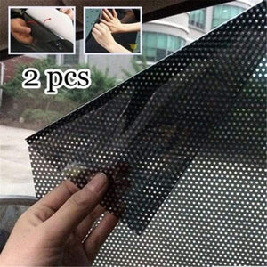 Planet Gates 2 pcs Car Static Sunshade Stickers 42*38cm Window Glass PVC Anti-UV Film For Home Car Office Universal Sun Block Film 2019New