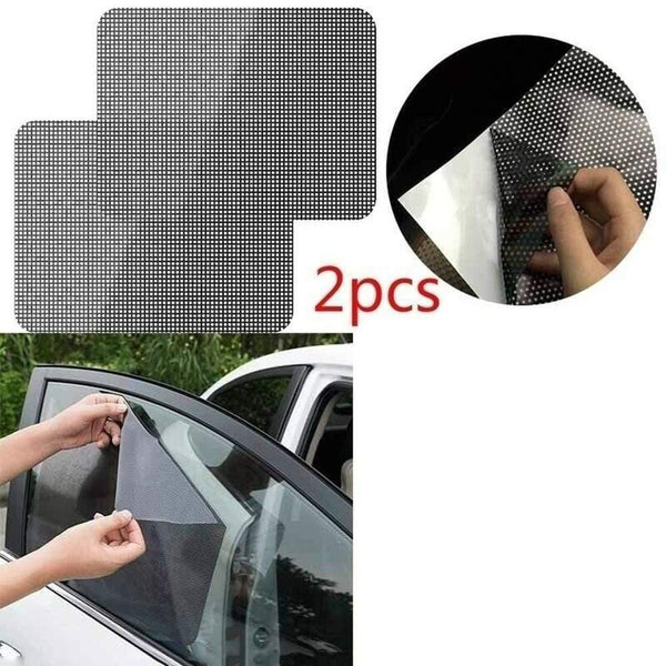 Planet Gates 2 pcs Car Static Sunshade Stickers 42*38cm Window Glass PVC Anti-UV Film For Home Car Office Universal Sun Block Film 2019New