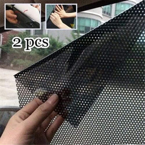 Planet Gates 2 pcs Car Static Sunshade Stickers 42*38cm Window Glass PVC Anti-UV Film For Home Car Office Universal Sun Block Film 2019New