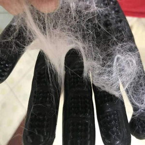 Planet Gates 2 Pcs Dog Grooming Gloves Dog Hair Cleaning Brush Advanced Rubber Enhanced Five Fingers Deshedding Pet Gloves For Dog