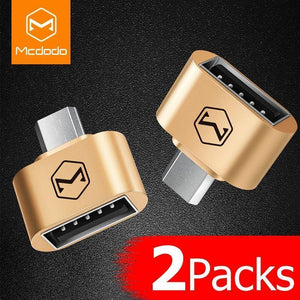 Planet Gates 2 Pcs Gold OTG Micro USB OTG Cable Adapter 2.0 Converter For Mobile Phone Android Samsung USB Tablet Pc to Flash Drive Mouse OTG Hub