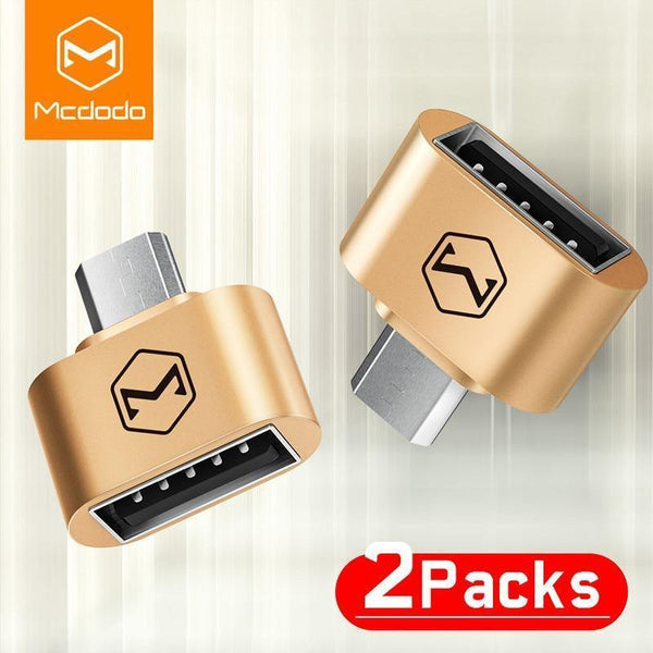 Planet Gates 2 Pcs Gold OTG Micro USB OTG Cable Adapter 2.0 Converter For Mobile Phone Android Samsung USB Tablet Pc to Flash Drive Mouse OTG Hub
