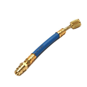 2 Pcs High & Low Pressure R12 To R134A Hose Adapter For Matched, Using With R134A Gauges Car Air Conditioning Kit (Red 12cm)