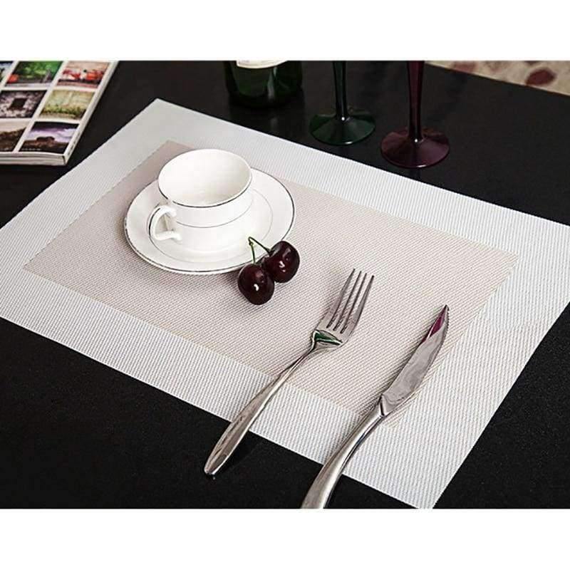 Planet Gates 2 Pcs/Lot Placemat For Dining Table PVC Placemats For Table Hot Mat Coaster Hot Pad Kitchen Accessories
