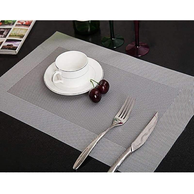 Planet Gates 2 Pcs/Lot Placemat For Dining Table PVC Placemats For Table Hot Mat Coaster Hot Pad Kitchen Accessories