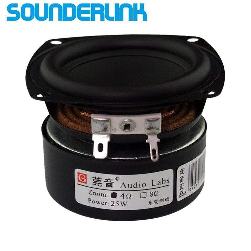 Planet Gates 2 PCS LOT Sounderlink Audio Labs 3'' 25W subwoofer woofer bass midrange speaker driver 3 inch 30W loudspeaker DIy