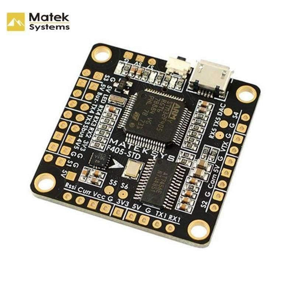 Planet Gates 2 PCS Matek F405-STD BetaFlight STM32F405 Flight Controller Built-in OSD Inverter for RC Multirotor FPV Racing Drone Spare Parts
