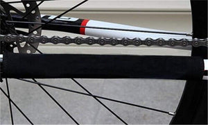 Planet Gates 2 Pcs  Outdoor Bike Stay Chain Protection Front Fork Cycling Bicycle Frame Chain Care Cover Accessories