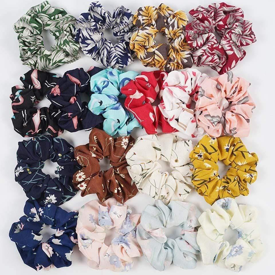 2 Pcs Scrunchie Gumka Do Wlosow Scrunchies Women Hair Accessories Femme Elastic Hair Bands Fashion Chouchou Schrunchies