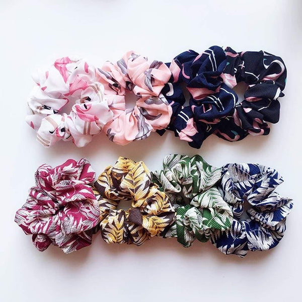 2 Pcs Scrunchie Gumka Do Wlosow Scrunchies Women Hair Accessories Femme Elastic Hair Bands Fashion Chouchou Schrunchies