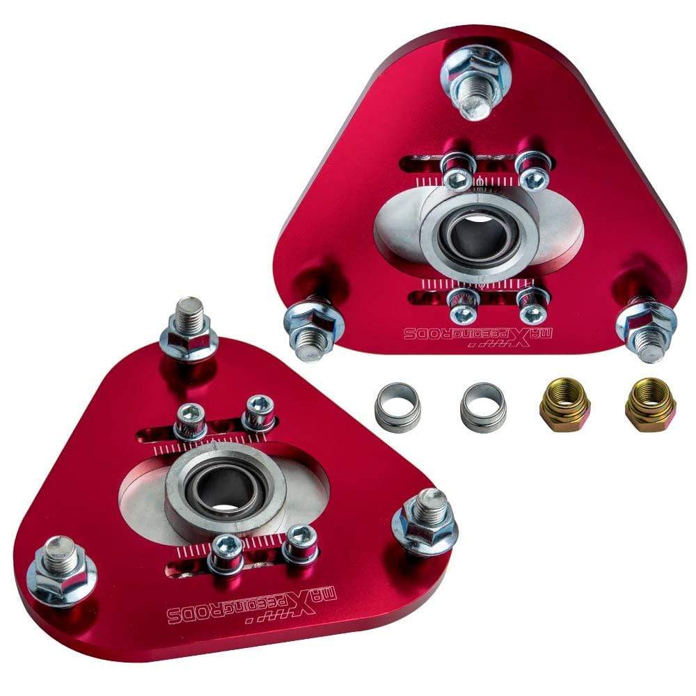 Planet Gates 2 Pcs Suspension Kit Coilover Top Hat Camber Plates for Toyota Celica 2000-2006