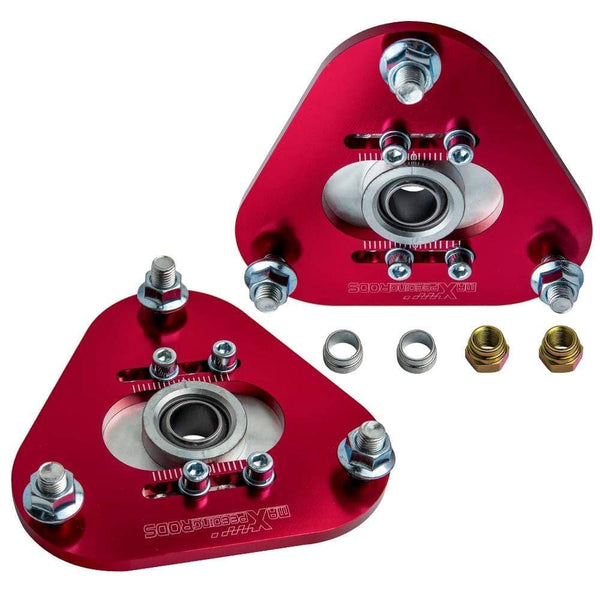 Planet Gates 2 Pcs Suspension Kit Coilover Top Hat Camber Plates for Toyota Celica 2000-2006