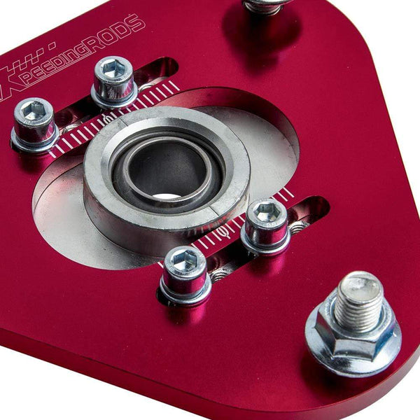 Planet Gates 2 Pcs Suspension Kit Coilover Top Hat Camber Plates for Toyota Celica 2000-2006