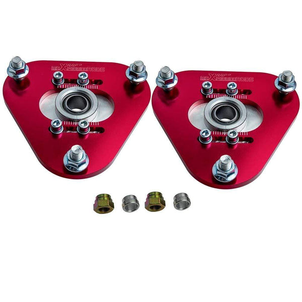 Planet Gates 2 Pcs Suspension Kit Coilover Top Hat Camber Plates for Toyota Celica 2000-2006