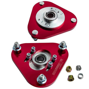 Planet Gates 2 Pcs Suspension Kit Coilover Top Hat Camber Plates for Toyota Celica 2000-2006