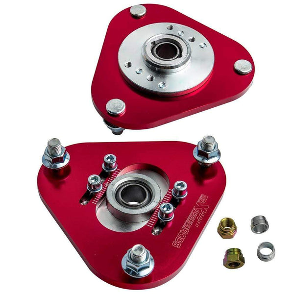 Planet Gates 2 Pcs Suspension Kit Coilover Top Hat Camber Plates for Toyota Celica 2000-2006