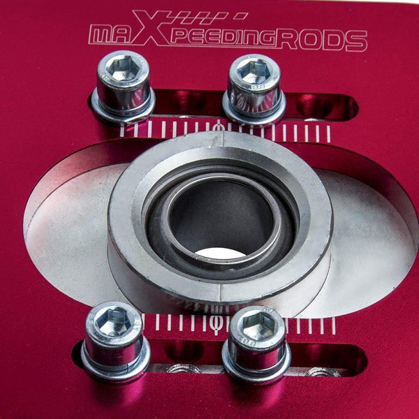 Planet Gates 2 Pcs Suspension Kit Coilover Top Hat Camber Plates for Toyota Celica 2000-2006