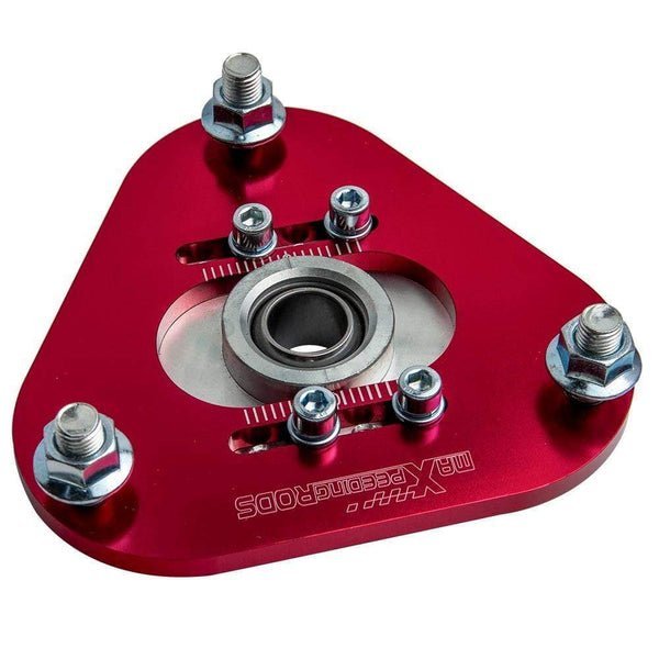 Planet Gates 2 Pcs Suspension Kit Coilover Top Hat Camber Plates for Toyota Celica 2000-2006