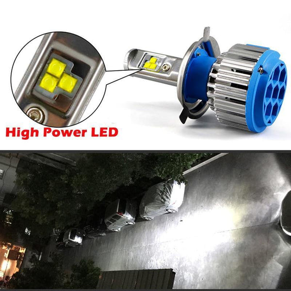 Planet Gates 2 PCS T1 Series 70W 7200LM 6000K H4 H1 H3 Turbo LED Car Headlight H7 H11 880/881 9005 HB3 9006 HB4  9007 HB5 Light Bulb