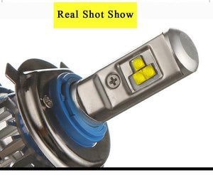 Planet Gates 2 PCS T1 Series 70W 7200LM 6000K H4 H1 H3 Turbo LED Car Headlight H7 H11 880/881 9005 HB3 9006 HB4  9007 HB5 Light Bulb