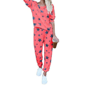 Planet Gates 2 Piece Set 2018 Autumn Women Top and Pants Tracksuit Sportswear Casual Sweat Pants Sweatshirt Women's  Set Home Suit