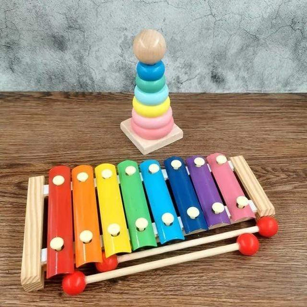 Planet Gates 2-piece set 3 Montessori Wooden 3D Educational Toys Children Learn Baby Color Wooden Children Early Teach Christmas Gifts Puzzle Toys