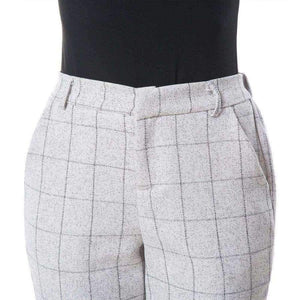 Planet Gates 2 Piece Sets Plaid Women Business Pant Suits Fashion Formal Office Work Plus Size Slim Long-Sleeve Blazer S85313X