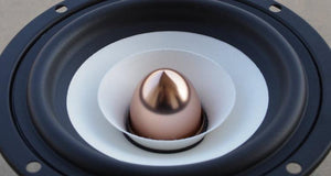 Planet Gates 2 Pieces Audio Labs/Soundhits 4'' Full-Range Speaker Driver White/Black Mixed Paper Cone Cloth Suspension Shielded 4/8ohm 15W