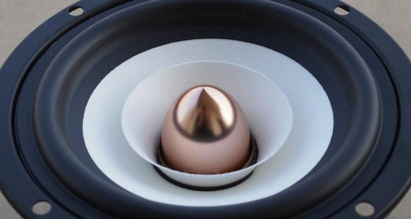 Planet Gates 2 Pieces Audio Labs/Soundhits 4'' Full-Range Speaker Driver White/Black Mixed Paper Cone Cloth Suspension Shielded 4/8ohm 15W