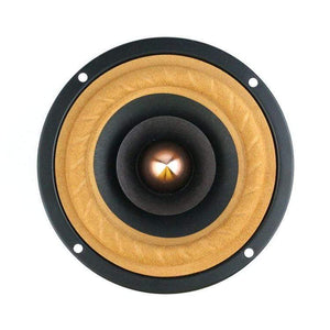 Planet Gates 2 Pieces Audio Labs/Soundhits 4'' Full-Range Speaker Driver White/Black Mixed Paper Cone Cloth Suspension Shielded 4/8ohm 15W