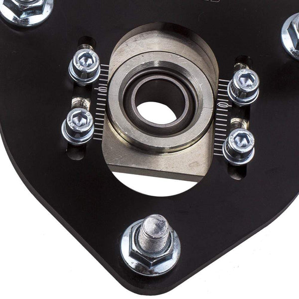 Planet Gates 2 Pieces Camber Plates For Nissan S13 S14 Silvia 180SX 200SX 240SX  1989 1990 1991 1992 1993-1998 Top Mount Front Coilover