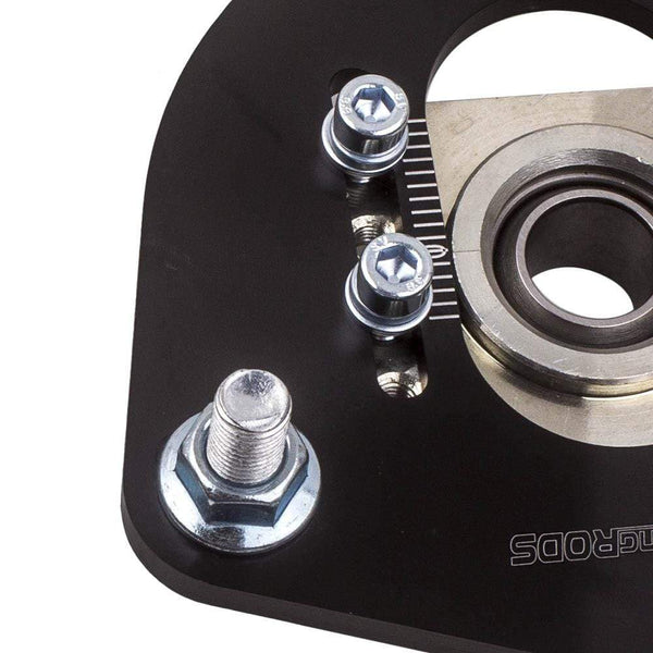 Planet Gates 2 Pieces Camber Plates For Nissan S13 S14 Silvia 180SX 200SX 240SX  1989 1990 1991 1992 1993-1998 Top Mount Front Coilover