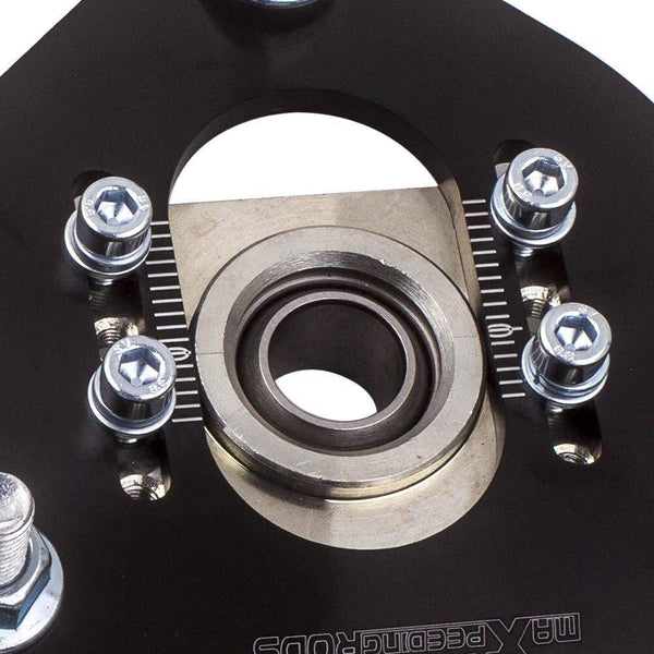 Planet Gates 2 Pieces Camber Plates For Nissan S13 S14 Silvia 180SX 200SX 240SX  1989 1990 1991 1992 1993-1998 Top Mount Front Coilover