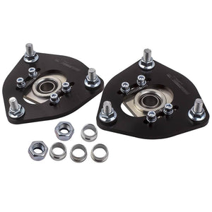 Planet Gates 2 Pieces Camber Plates For Nissan S13 S14 Silvia 180SX 200SX 240SX  1989 1990 1991 1992 1993-1998 Top Mount Front Coilover