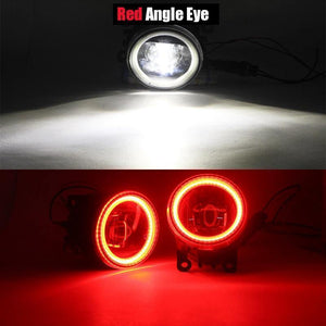 Planet Gates 2 Pieces Car LED Bulb 4000LM Fog Light Angel Eye Daytime Running Light DRL 12V High Bright For Subaru WRX STI 2015 2016