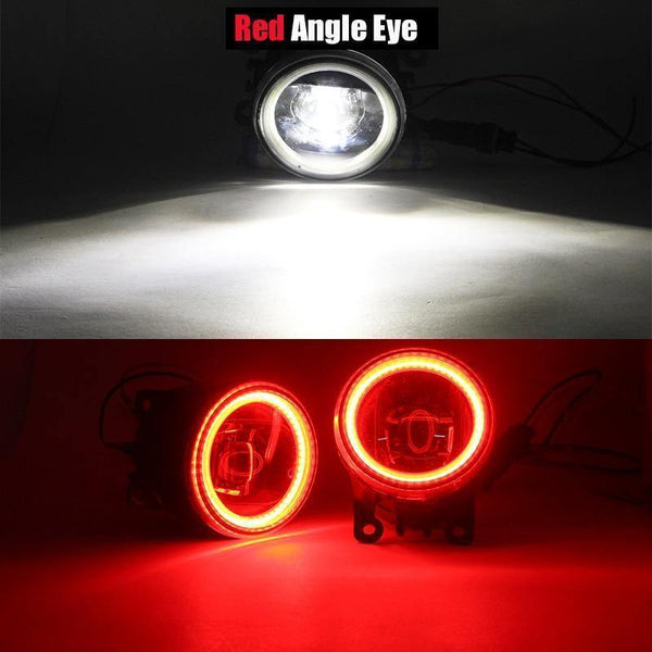 Planet Gates 2 Pieces Car LED Bulb 4000LM Fog Light Angel Eye Daytime Running Light DRL 12V High Bright For Subaru WRX STI 2015 2016
