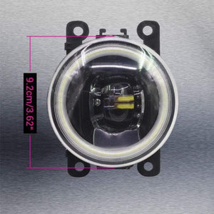 Planet Gates 2 Pieces Car LED Bulb 4000LM Fog Light Angel Eye Daytime Running Light DRL 12V High Bright For Subaru WRX STI 2015 2016