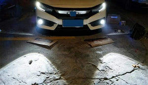 Planet Gates 2 Pieces Car LED Bulb 4000LM Fog Light Angel Eye Daytime Running Light DRL 12V High Bright For Subaru WRX STI 2015 2016