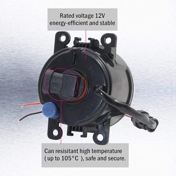 Planet Gates 2 Pieces Car LED Bulb 4000LM Fog Light Angel Eye Daytime Running Light DRL 12V High Bright For Subaru WRX STI 2015 2016