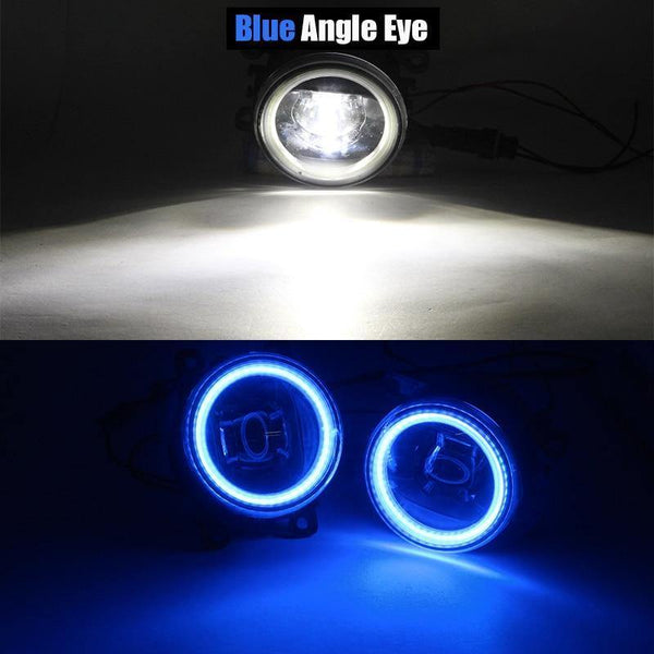 Planet Gates 2 Pieces Car LED Bulb 4000LM Fog Light Angel Eye Daytime Running Light DRL 12V High Bright For Subaru WRX STI 2015 2016