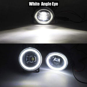 Planet Gates 2 Pieces Car LED Bulb 4000LM Fog Light Angel Eye Daytime Running Light DRL 12V High Bright For Subaru WRX STI 2015 2016