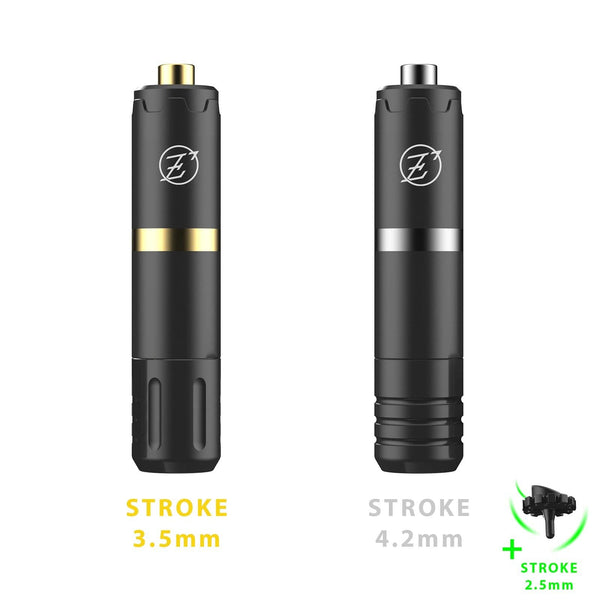 Planet Gates 2 pieces EZ NANO Rotary Cartridge Tattoo Machine Pen EZ Custom Swiss Motors 2.5mm 3.5mm 4.2mm Stroke for Cartridge Tattoo Needle