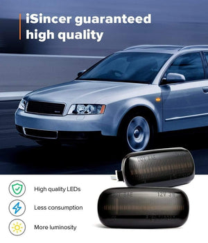 Planet Gates 2 pieces Led Dynamic Side Marker Turn Signal Light Sequential Blinker Light For Audi A3 S3 8P A4 S4 RS4 B6 B7 B8 A6 S6 RS6 C5 C7